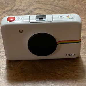 Polaroid snap camera.
